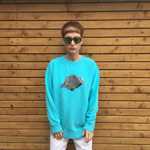 Sweatshirt: Turquoise Starstyling Island